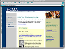 professional association web site